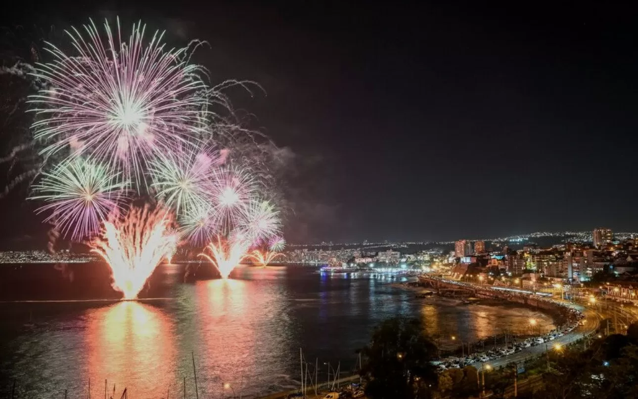 Este viernes se realizará el adiestramiento de fuegos artificiales por Año Nuevo en Viña del Mar