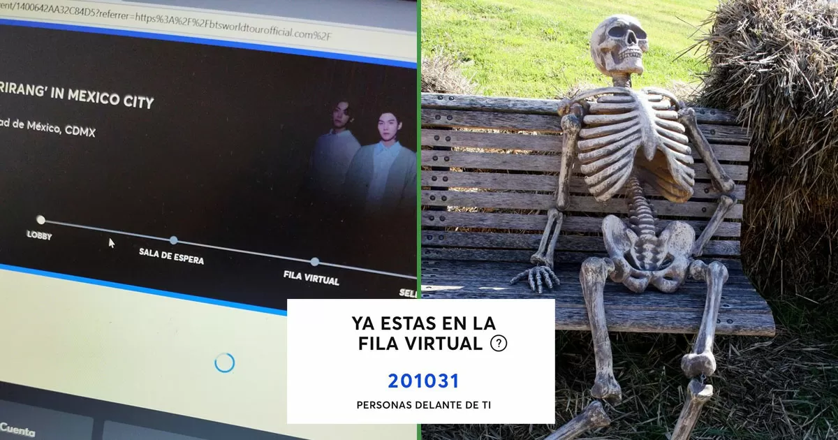 Especulan que fila virtual para tickets de BTS durará hasta el 2039