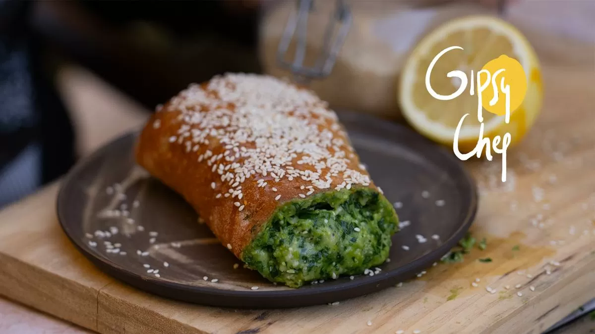 Gipsy Chef transforma la clásica spanakopita griega en un bocadillo imposible