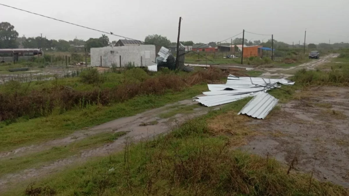 Granizo, ráfagas de más de 110 km/h y evacuados: el temporal golpeó fornido al interior