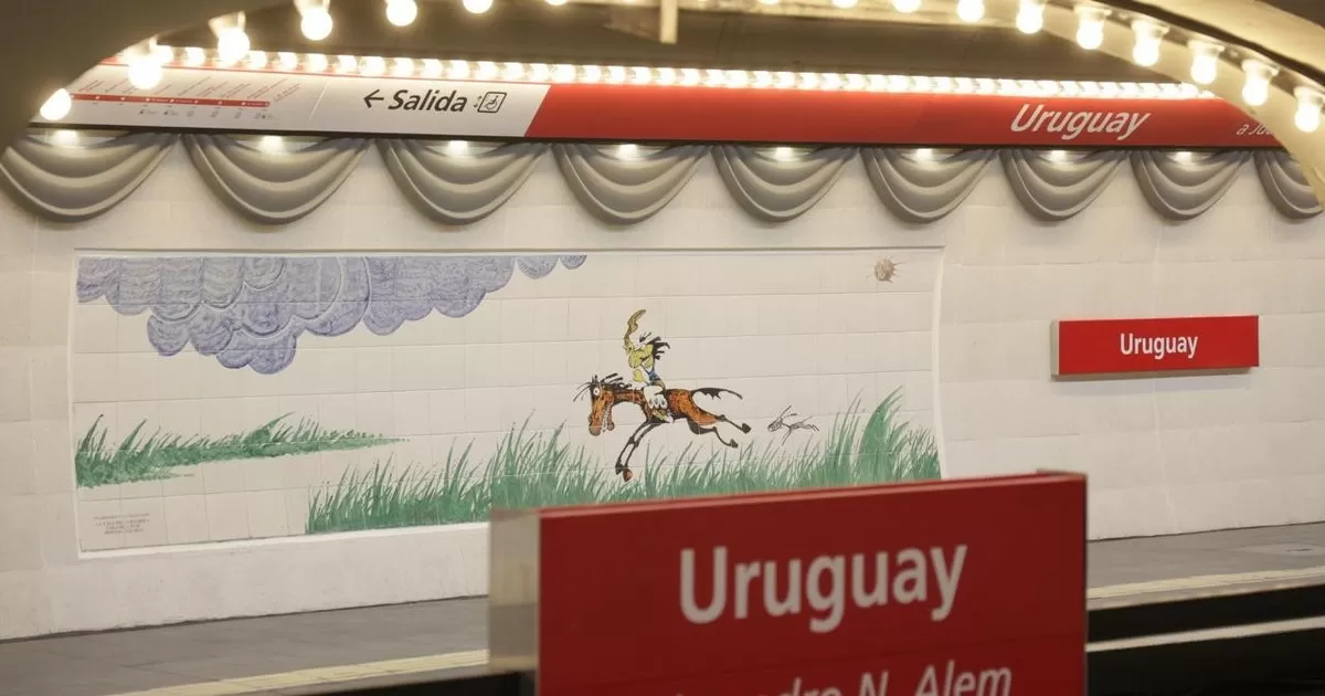 Cuántas lamparitas tiene la mensaje estación Uruguay del subte B: el curioso dato y cómo evitarán que las roben