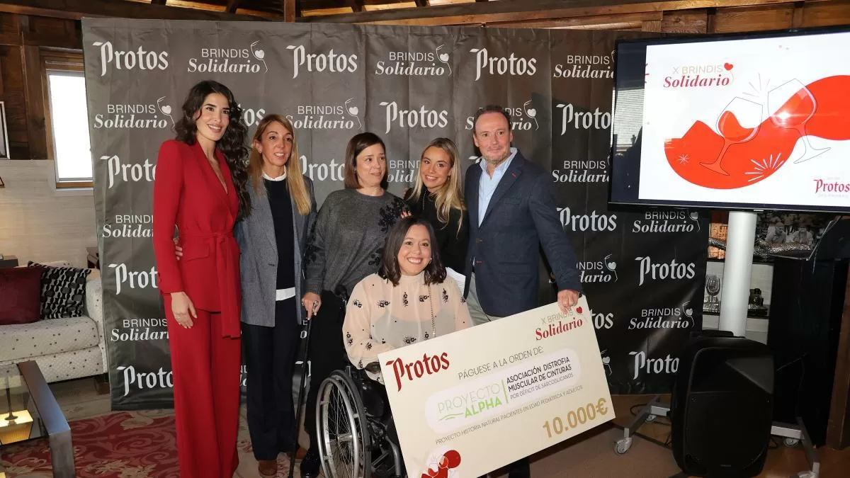 Bodegas Protos impulsa una informe edición de su brindis solidario con 10.000 euros para proyectos sociales en España