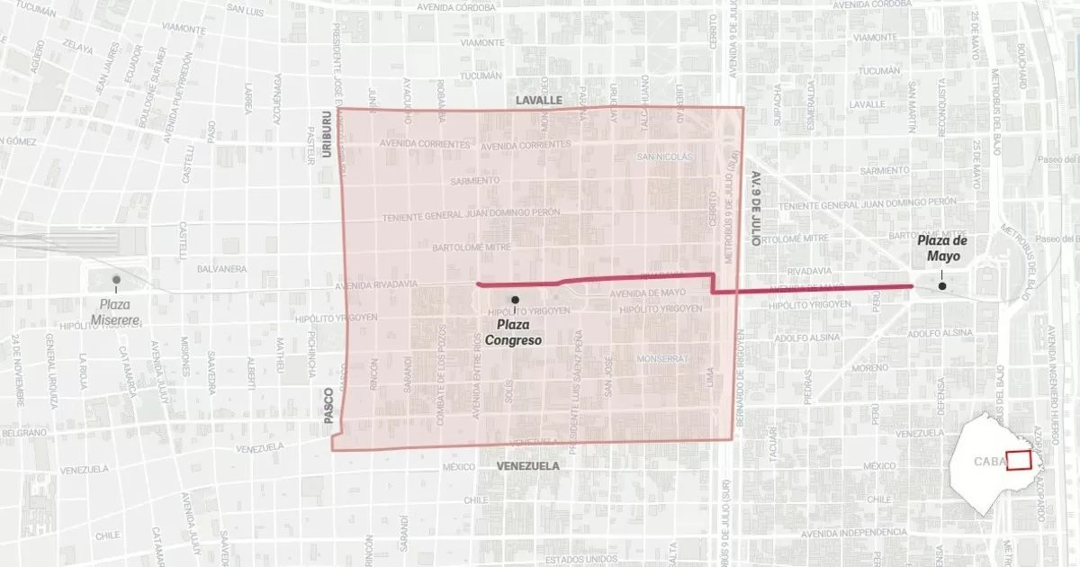 Marcha de la CGT frente a la reforma laboral: hora de la movilización, cortes de calles y qué pasa con el transporte