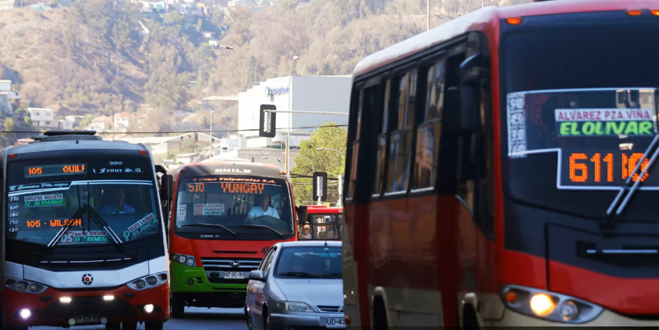 Finalizó el paro de micros que afectó a Quilpué y Villa Alemana