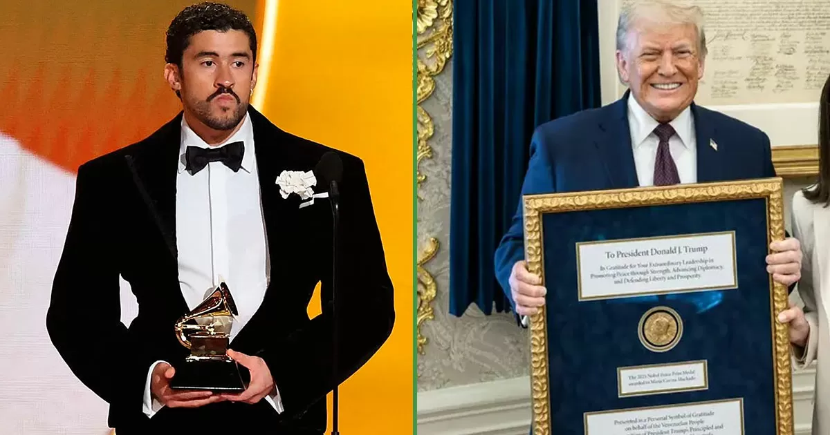 EU cancelará Visa a Bad Bunny aun que le regale el Grammy a Donald Trump