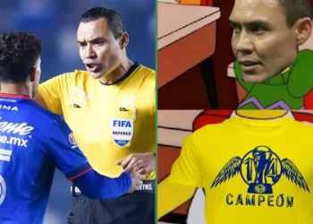 Árbitro de la final asegura que la camisa de “América campeón” debajo de su constante no significa nada