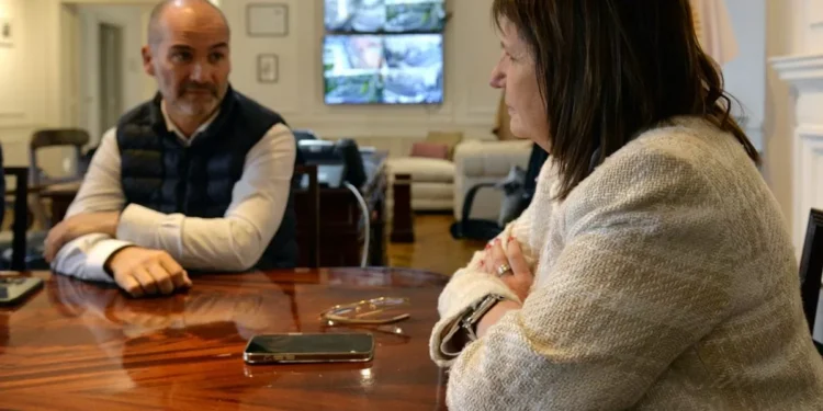 Juan Martin planteó ante Bullrich la situación de seguridad en la departamento