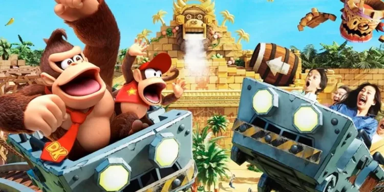 FECHA Y PRIMER VISTAZO AL PARQUE TEMÁTICO DE DONKEY KONG