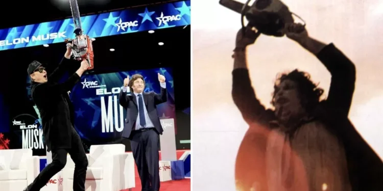 Tesla Chainsaw: la anuncio motosierra de Musk que funciona si pagas suscripción premium