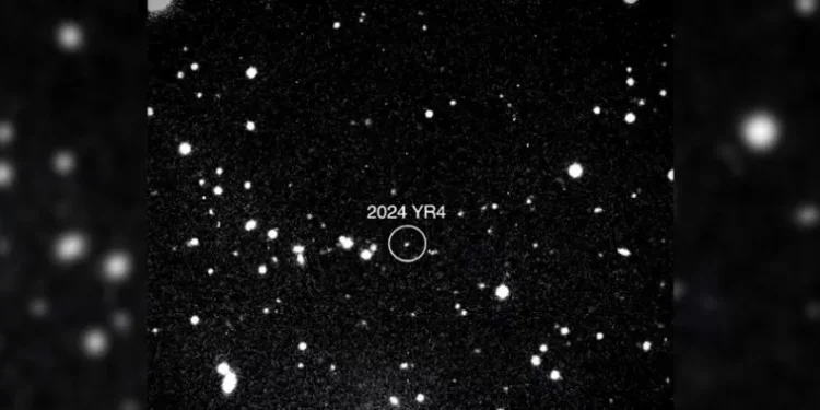 La NASA redujo a 0,28% la posibilidad de impacto del asteroide YR4 versus la Tierra
