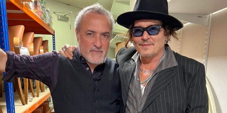 Johnny Depp y Corcho Rodriguez | Foto:CEDOC