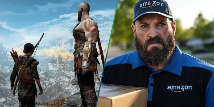 Nueva relación de God of War de Amazon mostrará a Kratos repartiendo paquetes