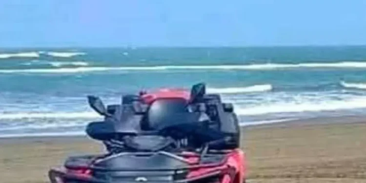Pesadilla en playa de Veracruz, mujer muere tras ser atropellada por cuatrimoto