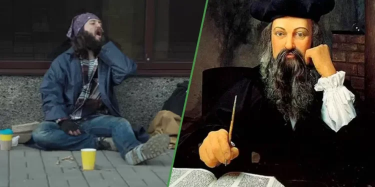 Confunden discurso de borrachito con profecías de Nostradamus