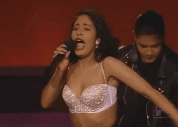 Ángela Aguilar y Nodal se dijeron listos para representar en biopic a Selena y su mánager