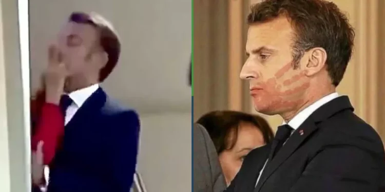 Macron aclara que cachetada de su esposa fue para mantenerlo despierto durante la ápice del G7