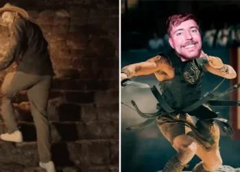 Mr. Beast publica live luchando con otro influencer desde adentro del Coliseo