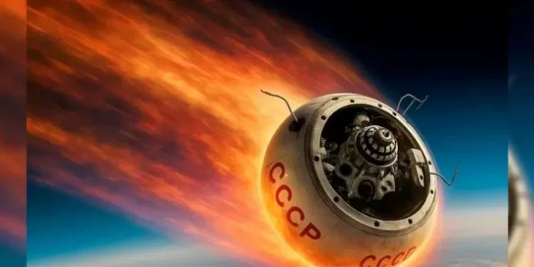 Cayó a la terrón la nave soviética Kosmos 482, que estuvo atrapada en órbita 53 años
