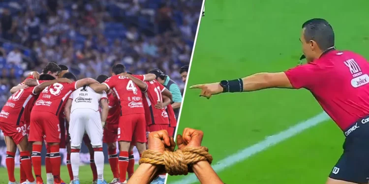 Jugadores del Toluca saldrán con las maen absolutos amarradas para en absoluto darle excusas al árbitro