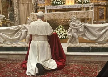 Papa llega por sorpresa a santuario agustino que ha visitado cada oportunidad que ha recibido un nombramiento importante