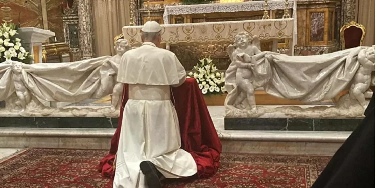 Papa llega por sorpresa a santuario agustino que ha visitado cada oportunidad que ha recibido un nombramiento importante