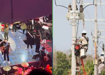 CFE se deslinda de haberle doblado el micrófono a Junior H cuando cantaba en la Feria de San Marcos