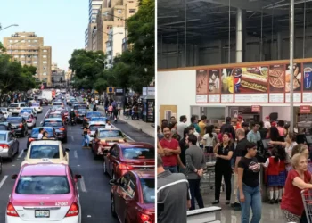 Persona que se forma pincho hora para un hot dog en Costco se queja de que el tráfico cada día está peor