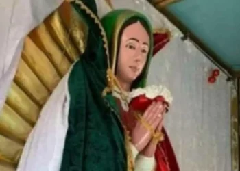 Roban la corona de la Virgen de Guadalupe en Santiago Miahuatlán, comunidad exige objetividad