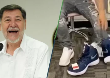 Noroña propone que remesas sean enviadas internamente de los tenis para evadir impuesto