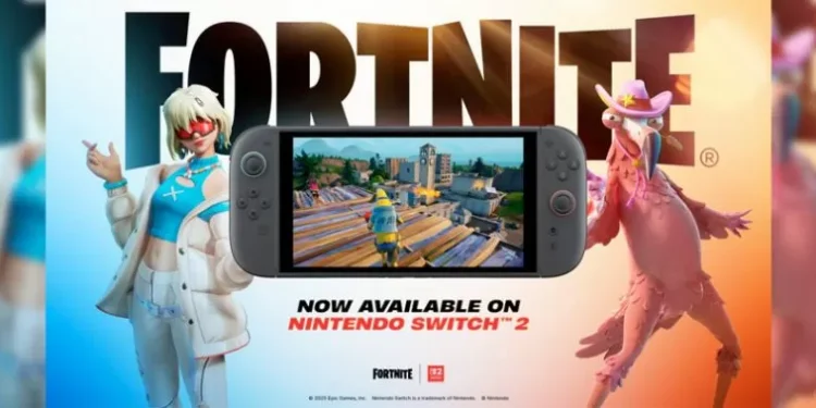 Fortnite detalla por completo su edición de Nintendo Switch 2 con bienestar incluido