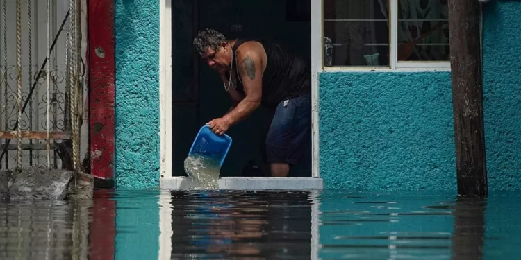 Llovió en un día en el cañada de México, casi lo que cae en un mes en CDMX