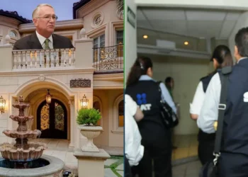 Captan a cobradores del SAT afuera de casa de Salinas Pliego, pero nones se asoma