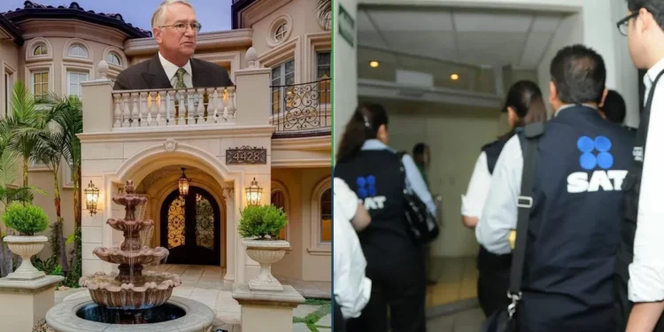 Captan a cobradores del SAT afuera de casa de Salinas Pliego, pero nones se asoma