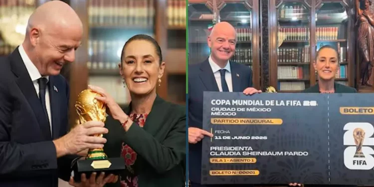 Esta rifa sí me interesa: Claudia anuncia que regalará su pase que le dio la FIFA