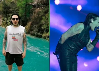 Captan a Marilyn Manson cantando la del “Chorrito” a posteriori de visitar la Huasteca Potosina