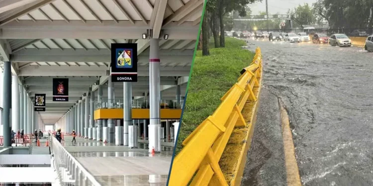 Autoridades culpan a las lluvias de poca gente en el AIFA