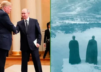 Trump promete construir muro de hielo y Putin ofrece osos para vigilarlo