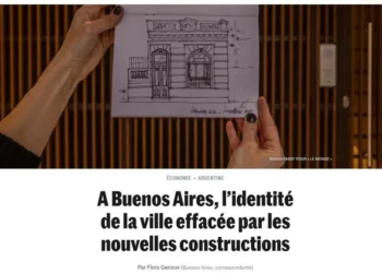 La transformación en los barrios y la discusión por el maletas porteño llegó a las páginas del agenda francés Le Monde