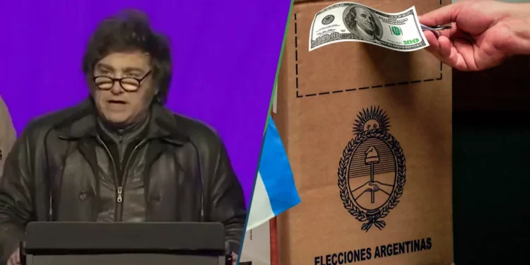 Tras extraviar en Buenos Aires, Milei promete dolarizar los votos para que valgan más