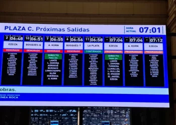 Los trenes del AMBA circulan con demora por espina medida de fuerza: el Gobierno pide conciliación obligatoria