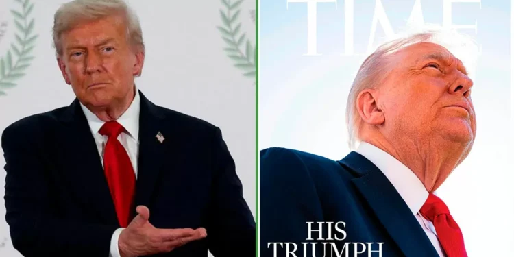 Trump amenaza con demandar a revista Time por difamación estética