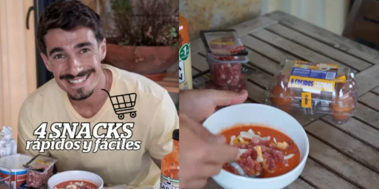 Roberto Sánchez, dietista y nutricionista: “Un buen salmorejo con su jamón y huevo cocido puede organismo una buena opción para causar a cualquier lado. El huevo y el jamón aportan proteína, y el salmorejo conorganismova mejor sus vitaminas”