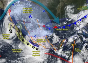 ambiente en México este 10 de octubre: Por ‘Raymond’ prevén más lluvias en estos estados