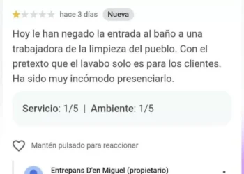 La irónica respuesta de una panadería de Barcelona a un cliente que les acusa de no haber descuidado consentir al baño a una trabajadora pública: “Nuestros servicios son del gremio de hostelería”