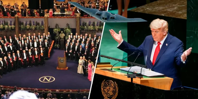 Trump amenaza con bombardear países si nunca le dan el Premio nuncabel de la Paz
