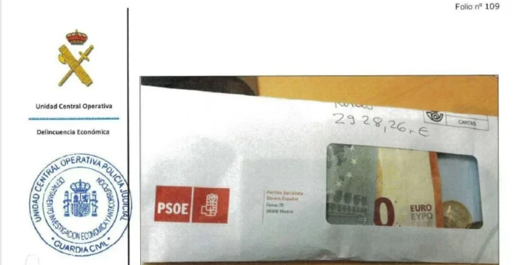 Los sobres del PSOE