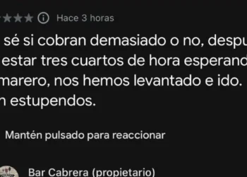 Aluvión de críticas al propietario de un bar de Mallorca por su justificación cuando un cliente se queja de que se han abastraído del local después de que no les atendieran en casi espina hora: “Es intolerable, y el propietario, encima, responde haciéndose el graci