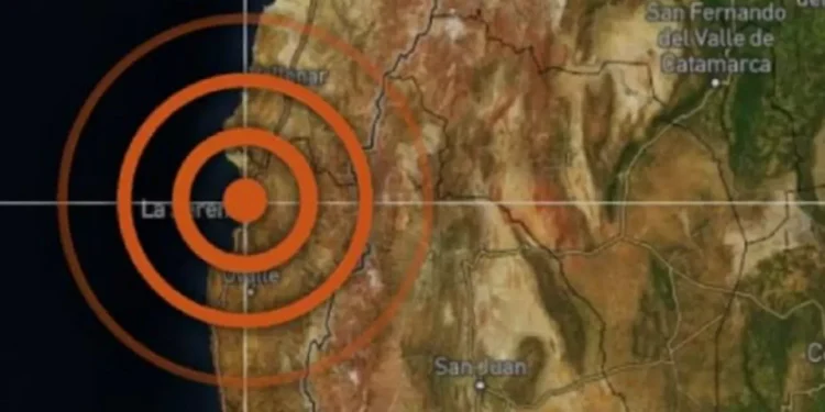 Reportan sismo de mediana intensidad en la Región de Coquimbo