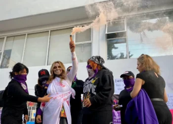 25N: Mujeres de Pachuca denuncian violencia judicial durante protesta