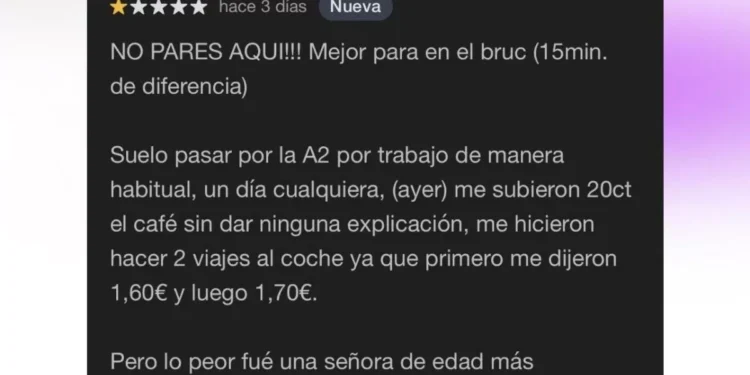 Un cliente se queja de que un restaurante de restaurantecelona le ha subido el precio del café de una semana para otra, pero la ‘afluencia’ de críticas termina cayendo sobre él: “La que ha liado por 20 céntimos”